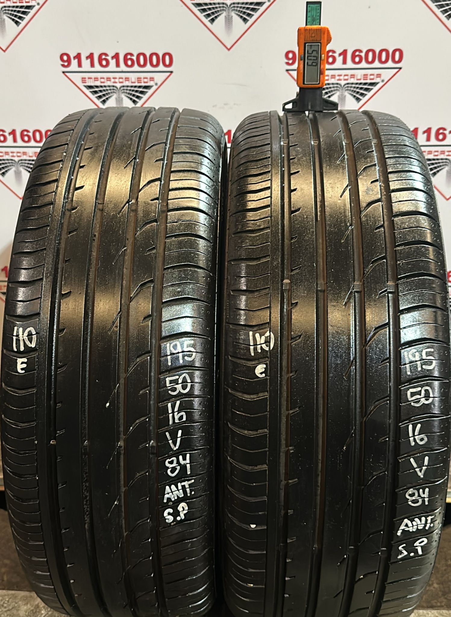 CONTINENTAL CONTIPREMIUMCONTACT 2 USADO  195/50 R16 84 V